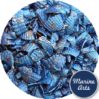 8964 - Recycled Coloured Shell - Starburst Blue